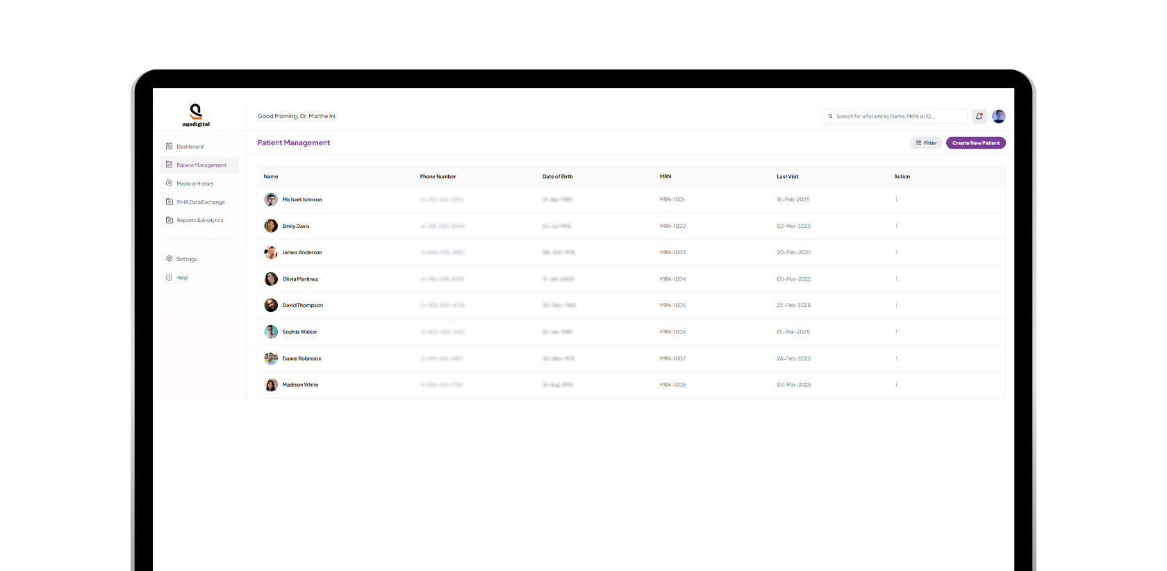 healthcare data driven analytics