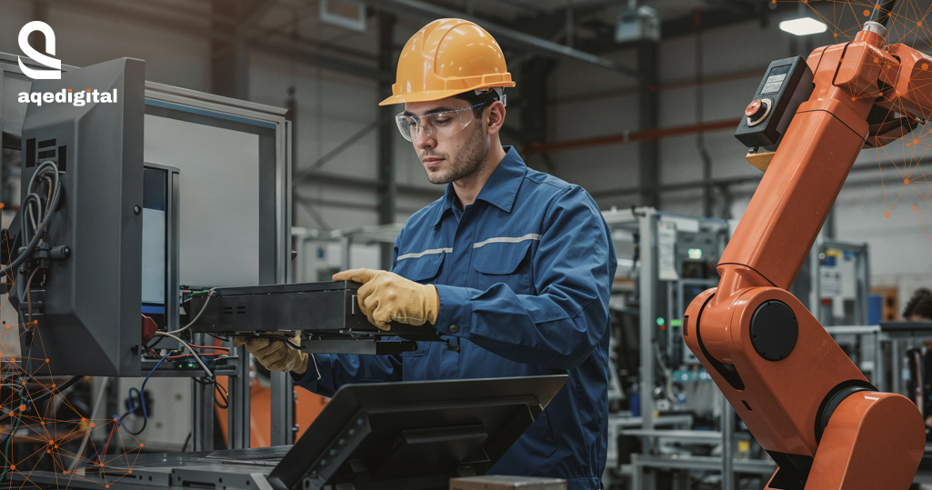 IoT and cloud technology used for smart and efficient production monitoring