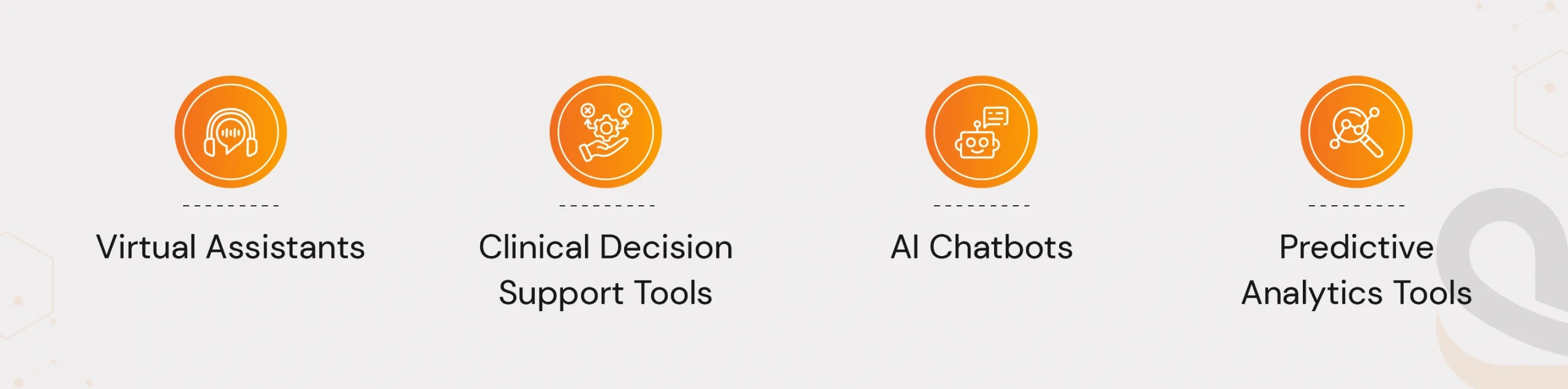 Different types of AI agents transforming healthcare workflows