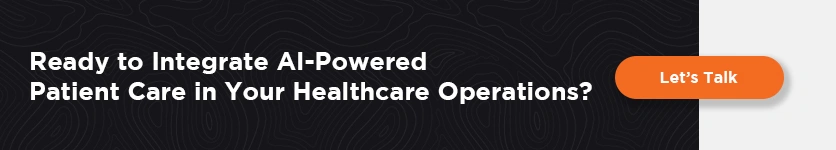 AI in patient care can optimize healthcare operation