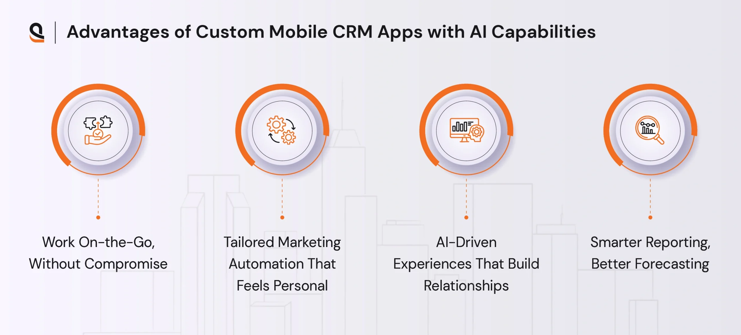 Advantages of custom mobile CRM apps with AI capabilities for real estate agents