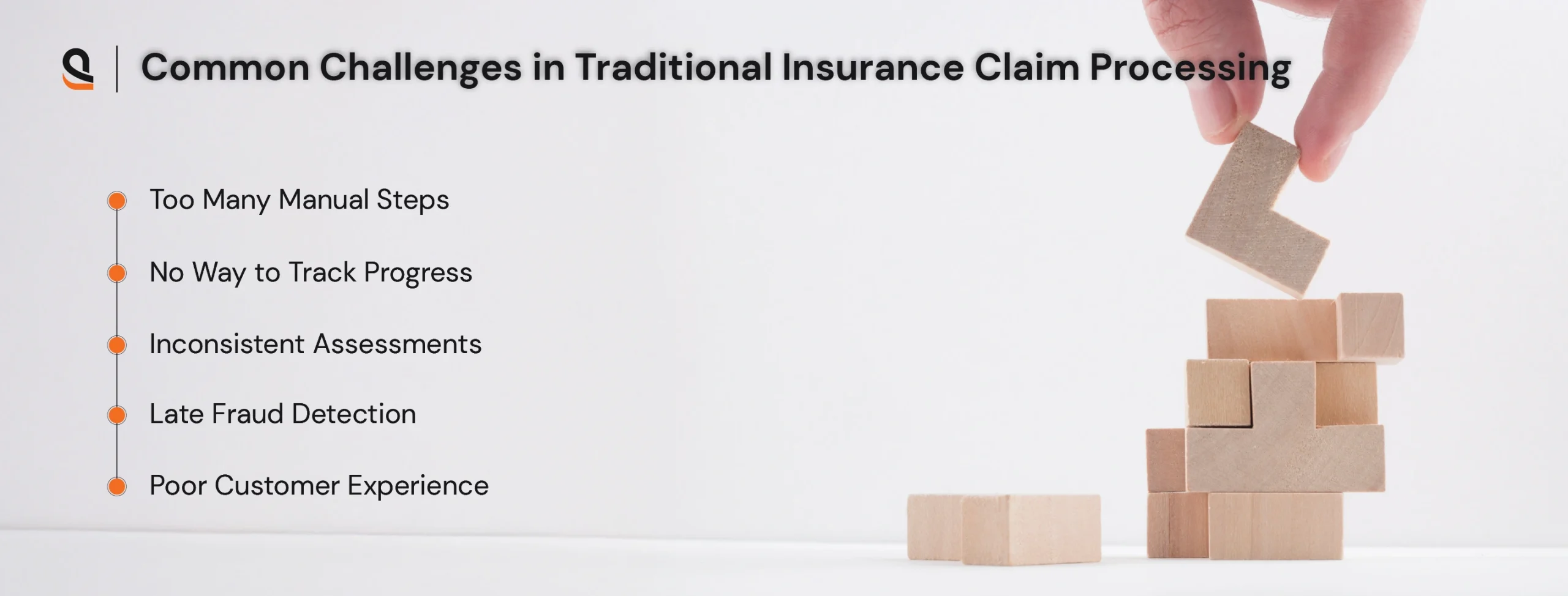 Common challenges in traditional insurance claim processing systems