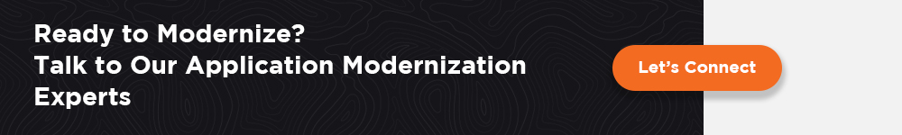 Talk to experts about Application Modernization Services to modernize applications
