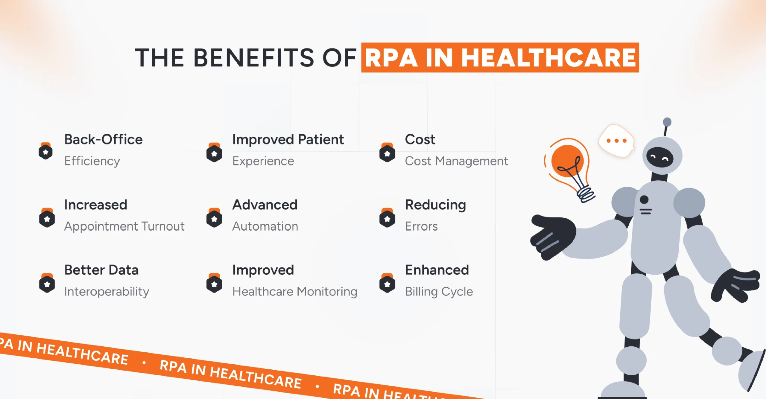 Key benefits of robotic process automation in healthcare