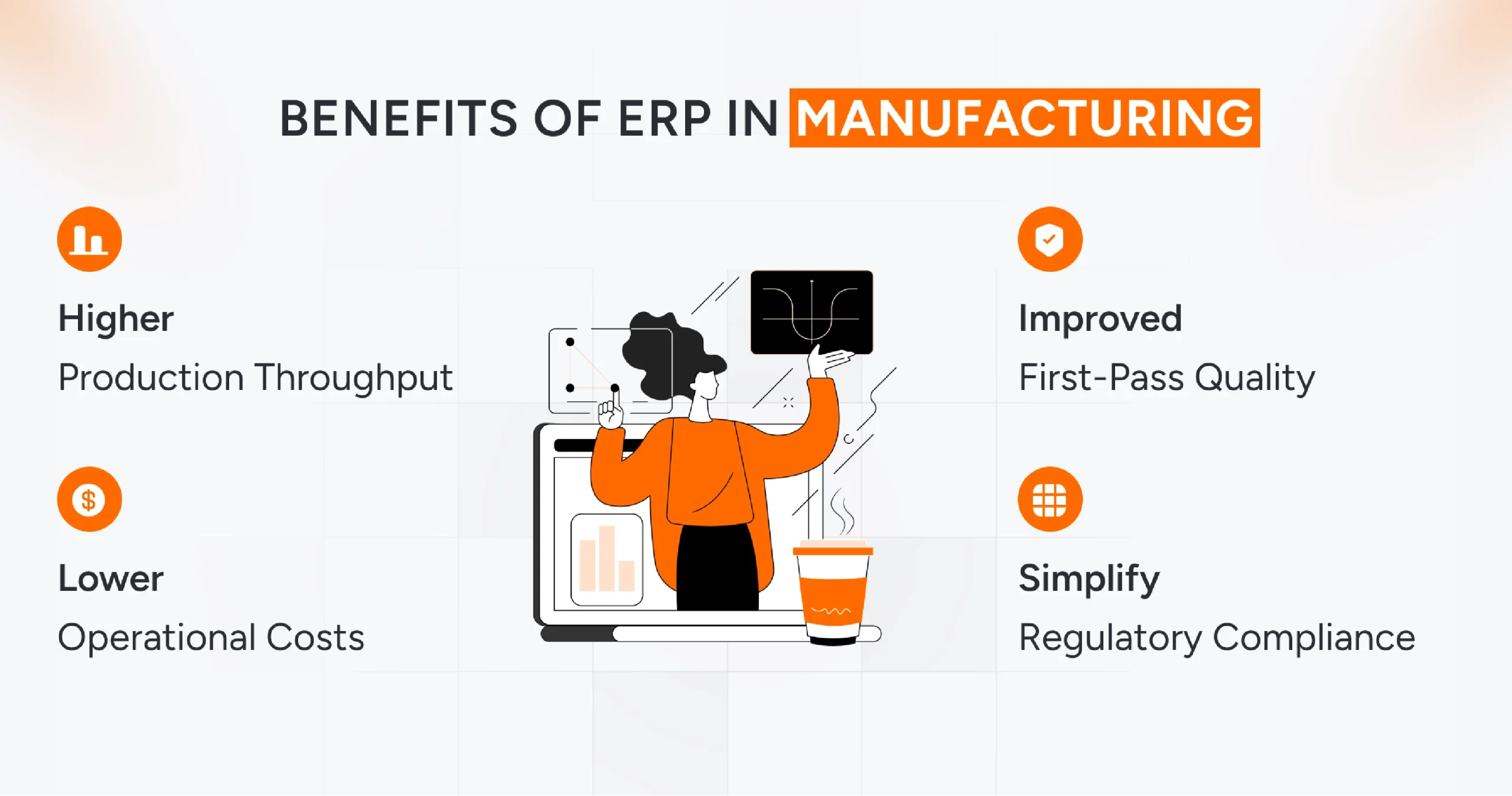 Benefits of ERP in manufacturing for improved efficiency and productivity