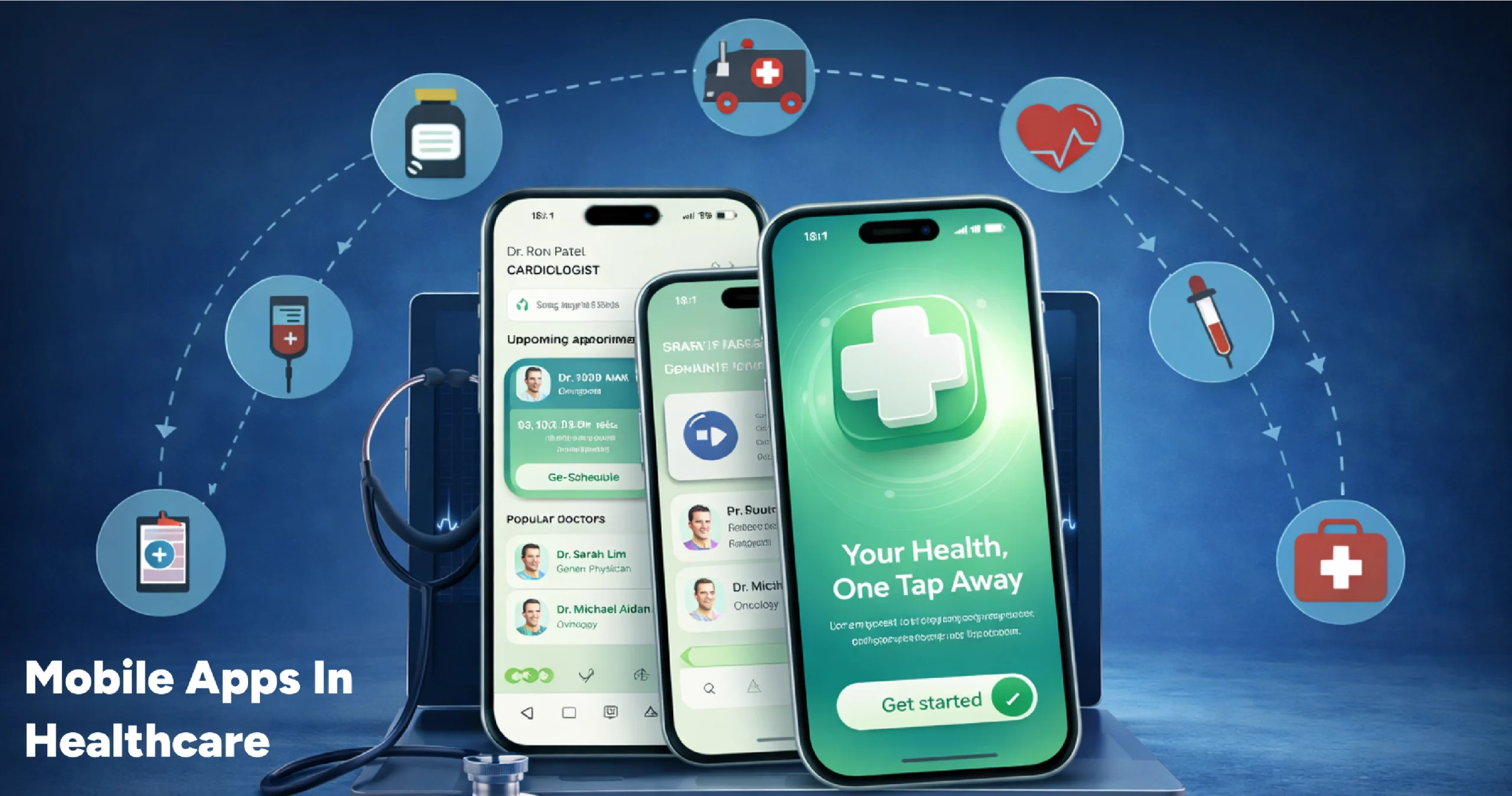 Mobile apps in healthcare enabling telemedicine, patient engagement, and digital health services